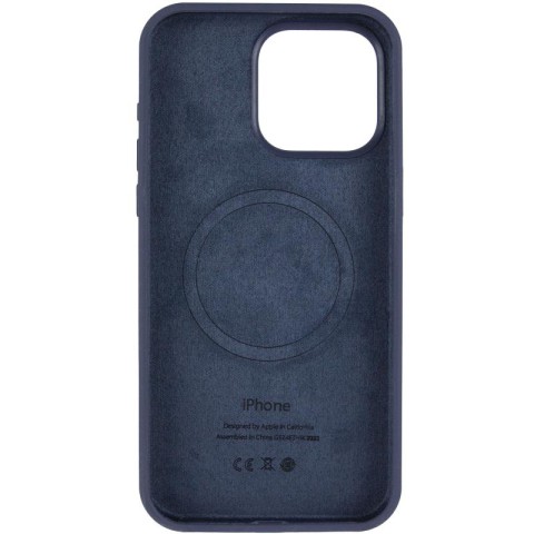 Чохол Silicone Case Full Protective (AA) V2 with MagSafe для Apple iPhone 11 Pro Max (6.5") Темно-синій / Midnight blue
