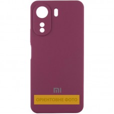 Чохол Silicone Cover Lakshmi Full Camera (AAA) with Logo для Xiaomi Redmi 15 (EU) Бордовий / Plum