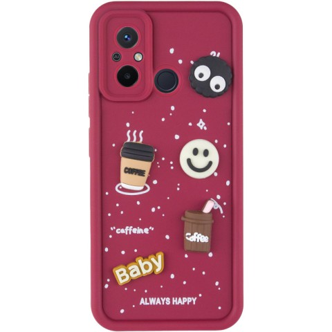 Чохол TPU Toys Case для Xiaomi Redmi 12C / Poco C55 Red / Always Happy