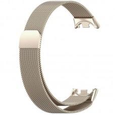 Ремінець Milanese Loop Design для Xiaomi Mi Band 9 Vintage gold