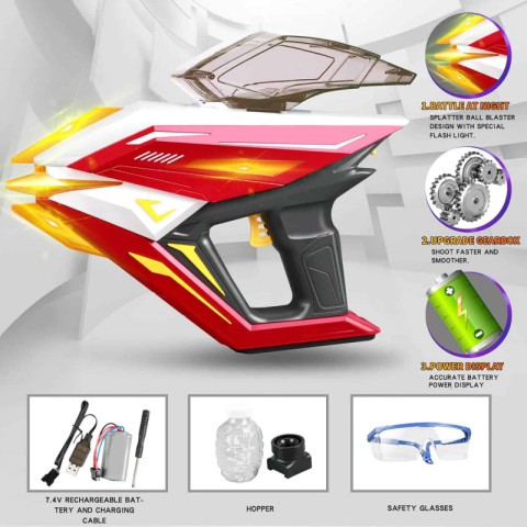 Пістолет на гідрогелевих кульках (орбізах) Gel Energy Space 001 Red