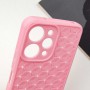 Чохол TPU Honeycomb для Xiaomi Redmi 12 Рожевий / Light pink