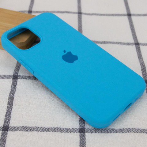 Чохол Silicone Case Full Protective (AA) для Apple iPhone 14 Plus (6.7") Блакитний / Blue