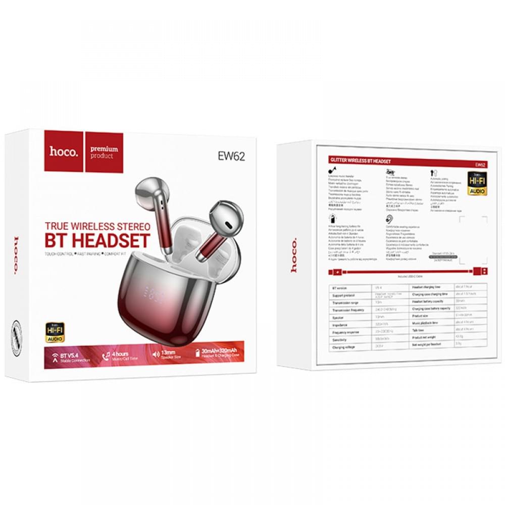 Беспроводные TWS наушники Hoco EW62 Glitter