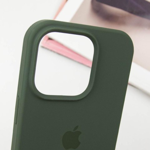 Чохол Silicone Case Full Protective (AA) для Apple iPhone 14 Pro (6.1") Зелений / Cyprus Green