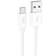 Дата кабель Hoco X87 Magic silicone USB to MicroUSB (1m) White