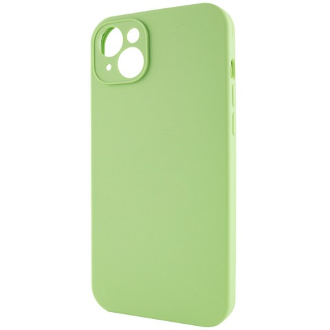 Чохол Silicone Case Full Camera Protective (AA) NO LOGO для Apple iPhone 14 (6.1") М'ятний / Mint