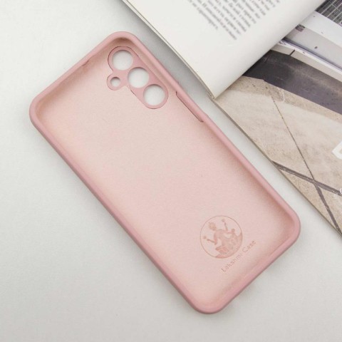 Чохол Silicone Cover Lakshmi Full Camera (AAA) with Logo для Samsung Galaxy A15 4G/5G / M15 5G Рожевий / Pink Sand