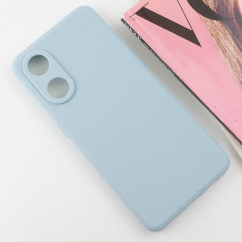 Силіконовий чохол Candy Full Camera для Oppo Reno 8 T 4G Сірий / Smoky Gray