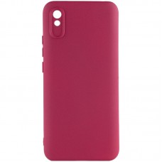 Чохол Silicone Cover Ummi Lakshmi Full Camera (AA) для Xiaomi Redmi 9A Бордовий / Marsala