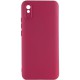 Чохол Silicone Cover Ummi Lakshmi Full Camera (AA) для Xiaomi Redmi 9A Бордовий / Marsala