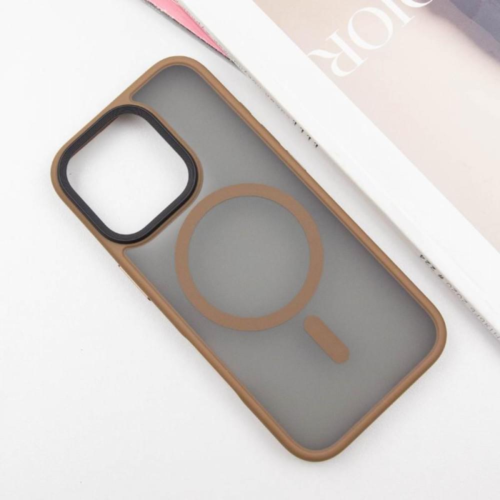 TPU+PC чехол Metal Buttons with MagSafe для Apple iPhone 16 Pro (6.3")