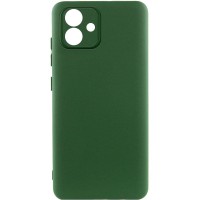 Чохол TPU GETMAN Liquid Silk Full Camera для Samsung Galaxy A05 Зелений / Dark green
