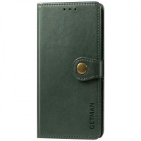 Шкіряний чохол книжка GETMAN Gallant (PU) для Motorola Moto G24 / G04 Зелений