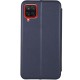 Шкіряний чохол-книжка Classy для Samsung Galaxy A12 Темно-синій