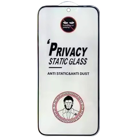 Захисне скло Privacy 5D (тех.пак) для Xiaomi 13T / 13T Pro / Redmi Note 13 4G Чорний