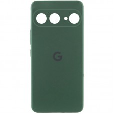 Чохол Silicone Cover Lakshmi Full Camera (AAA) with Logo для Google Pixel 9 Зелений / Cyprus Green