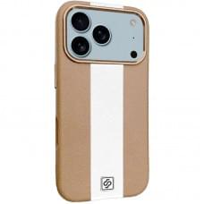 Шкіряний чохол Rally with MagSafe для Apple iPhone 17 Pro Max (6.9") Beige / White