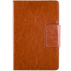 Універсальний шкіряний чохол-книжка для планшета 11" Коричневий
