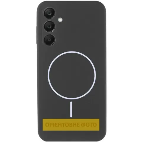 Чохол Silicone Cover Lakshmi Full Camera (AA) with MagFit для Samsung Galaxy S25 Edge Чорний / Black