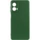 Чохол TPU GETMAN Liquid Silk Full Camera для Motorola Moto G24 Зелений / Dark green