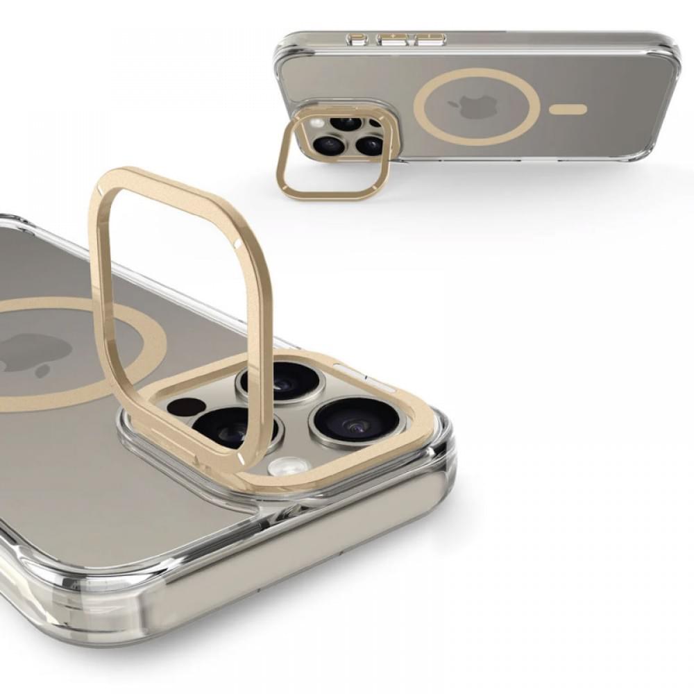 Чохол TPU Space Case Apex with MagSafe для Apple iPhone 16 Pro Max (6.9") Gold