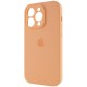 Чохол Silicone Case Full Camera Protective (AA) для Apple iPhone 15 Pro (6.1") Помаранчевий / Cantaloupe
