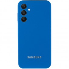 Чохол Silicone Cover Lakshmi Full Camera (AAA) with Logo для Samsung Galaxy S24 FE Синій / Denim Blue