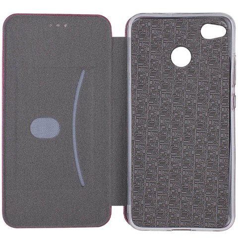 Шкіряний чохол-книжка Classy для Xiaomi Redmi 4X Бордовий