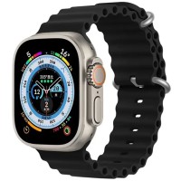 Ремінець Ocean Band для Apple Watch 42(ser.1-3)/44/45/46/49mm Чорний / Black