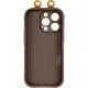Чохол TPU Toys Case with Ears для Apple iPhone 12 Pro Max (6.7") Brown