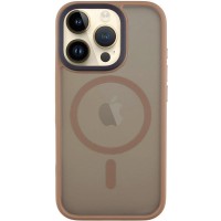 TPU+PC чохол Metal Buttons with MagSafe для Apple iPhone 16 Pro (6.3") Золотий