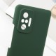 Чохол Silicone Cover Lakshmi Full Camera (AAA) для Xiaomi Redmi Note 10 Pro / 10 Pro Max Зелений / Cyprus Green