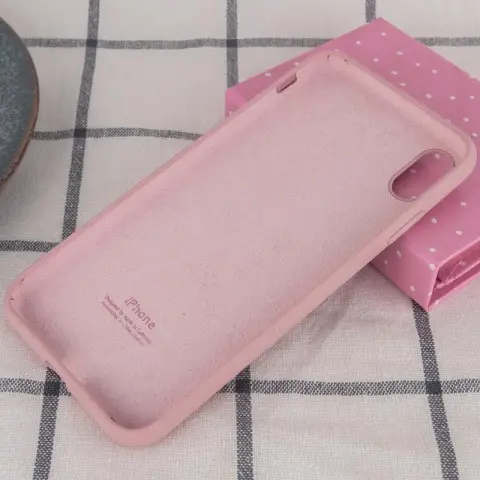 Чохол Silicone Case Full Protective (AA) для Apple iPhone XR (6.1") Рожевий / Pink Sand