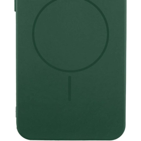 Чохол Silicone Cover Lakshmi Full Camera (AA) with MagFit для Samsung Galaxy S24 Зелений / Dark green