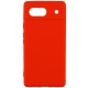 Чохол TPU GETMAN Liquid Silk Full Camera для Google Pixel 6 Червоний / Red
