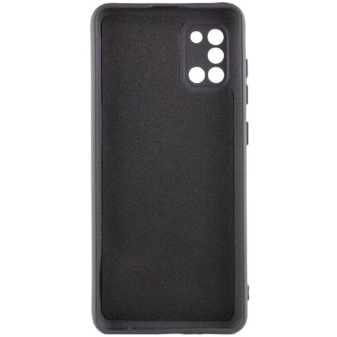 Чохол TPU GETMAN Liquid Silk Full Camera для Samsung Galaxy A31 Чорний / Black