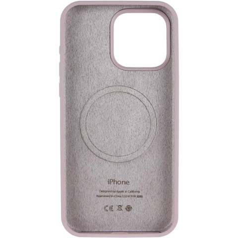 Чохол Silicone Case Full Protective (AA) V2 with MagSafe для Apple iPhone 12 Pro Max (6.7") Сірий / Lavender