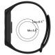 Силіконовий ремінець для Xiaomi Mi Band 7/6/5/4/3 Чорний / Black