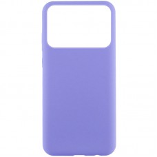Чохол Silicone Cover Lakshmi (AAA) для Xiaomi Poco X6 Pro Бузковий / Dasheen
