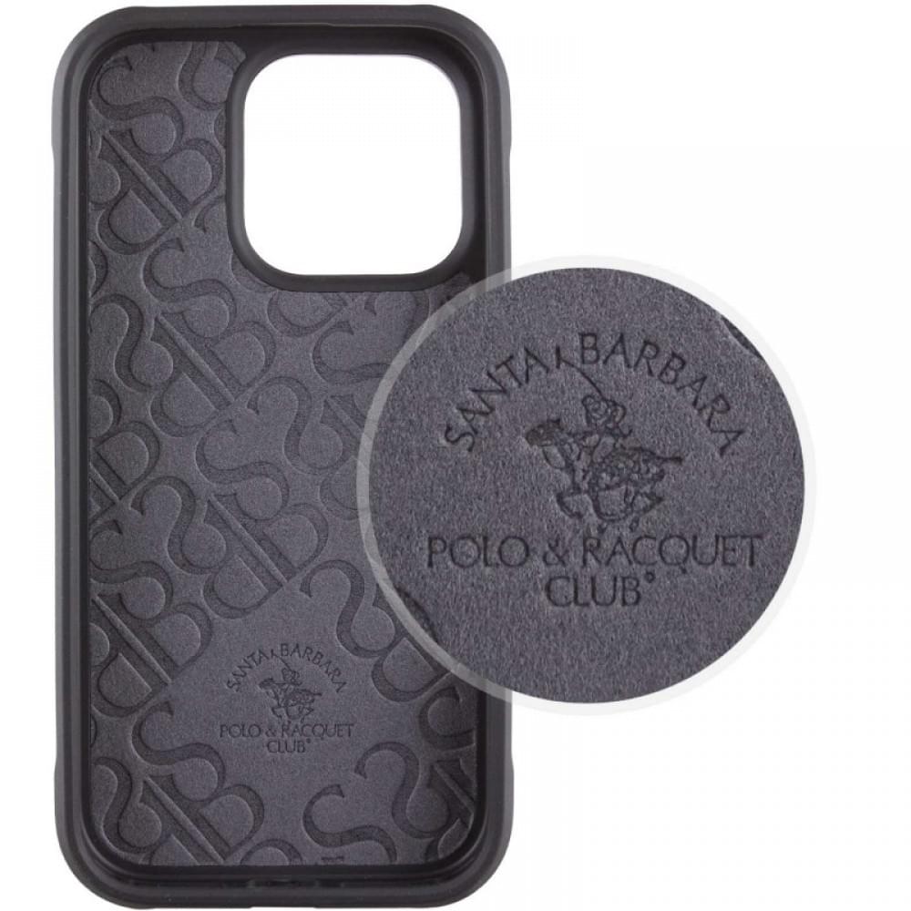 Шкіряний чохол Polo Santa Barbara Barton для Apple iPhone 16 Pro (6.3") Black / Navy