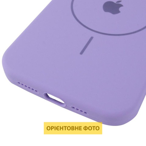 Чохол Silicone Case Full Protective (AA) V2 with MagSafe для Apple iPhone 17 Pro Max (6.9") Бузковий / Dasheen