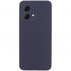 Чохол Silicone Cover Ummi Lakshmi Full Camera (AA) для Motorola Moto G84 Синій / Midnight Blue