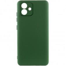 Чохол TPU GETMAN Liquid Silk Full Camera для Samsung Galaxy A05 Зелений / Dark green