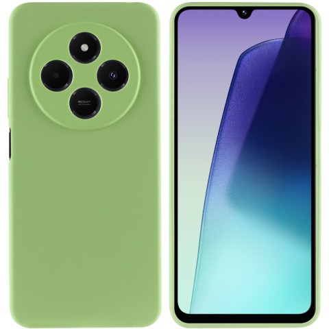 Чохол Silicone Cover Lakshmi Full Camera (AA) для Xiaomi Redmi 14C / Poco C75 Зелений / Pistachio