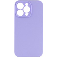 Чохол Silicone Case Full Camera Protective (AA) NO LOGO для Apple iPhone 14 Pro (6.1") Бузковий / Dasheen
