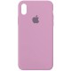 Чохол Silicone Case Full Protective (AA) для Apple iPhone X / XS (5.8") Ліловий / Lilac Pride