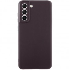 Чохол Silicone Cover Lakshmi Full Camera (AA) для Samsung Galaxy S22 Шоколадный / Chocolate