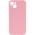 Чохол Silicone Case Full Camera Protective (AA) NO LOGO для Apple iPhone 15 (6.1") Рожевий / Light pink