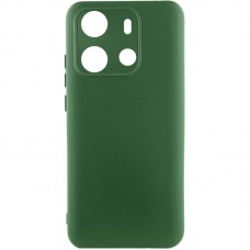 Чохол Silicone Cover Lakshmi Full Camera (A) для Tecno Spark Go 2023 Зелений / Dark green